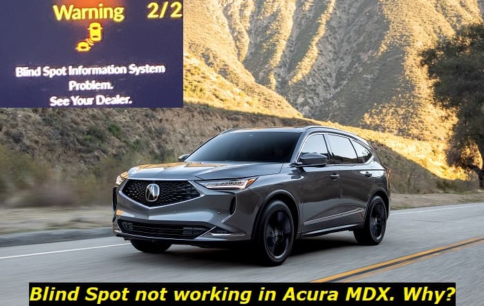 blind spot not working acura mdx (1)